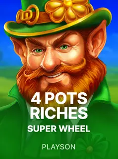 4 Pots Riches Super Wheel mit progressiven Jackpots und Glücksrad-Mechanik